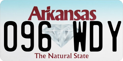 AR license plate 096WDY