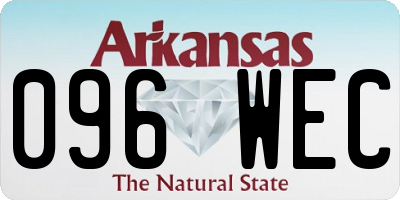 AR license plate 096WEC