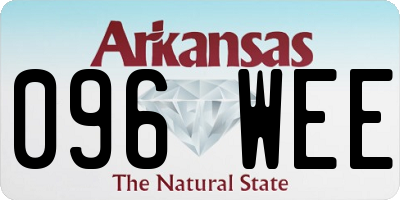 AR license plate 096WEE