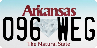 AR license plate 096WEG