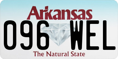 AR license plate 096WEL