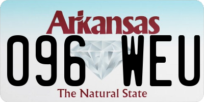 AR license plate 096WEU