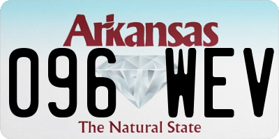 AR license plate 096WEV