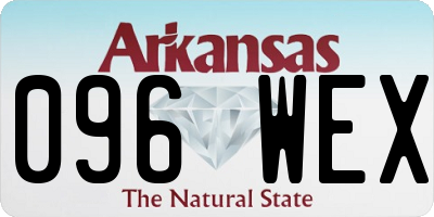 AR license plate 096WEX