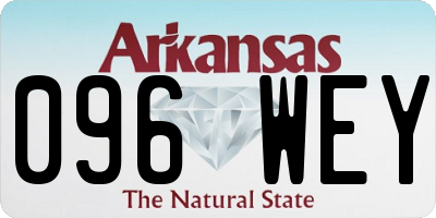 AR license plate 096WEY