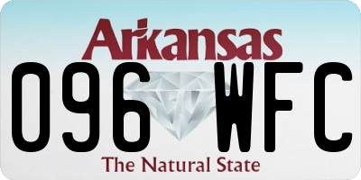 AR license plate 096WFC