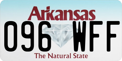 AR license plate 096WFF