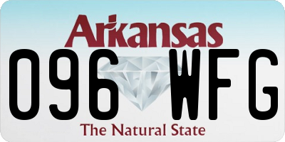 AR license plate 096WFG