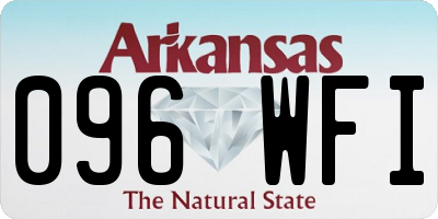 AR license plate 096WFI