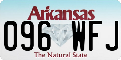 AR license plate 096WFJ