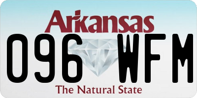 AR license plate 096WFM