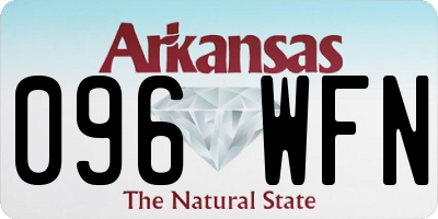 AR license plate 096WFN