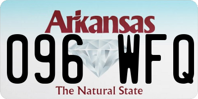AR license plate 096WFQ