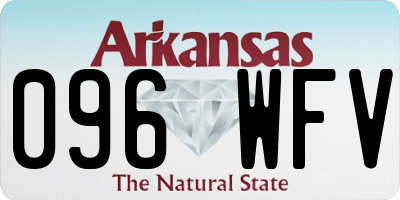 AR license plate 096WFV