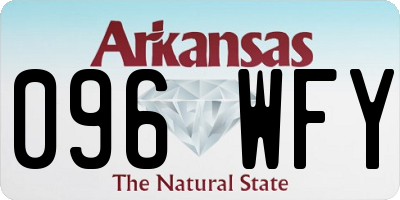 AR license plate 096WFY