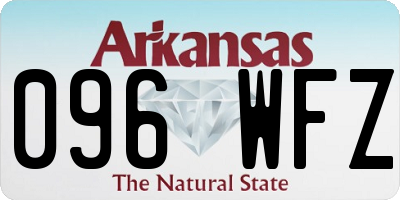 AR license plate 096WFZ