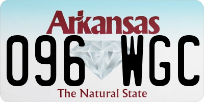 AR license plate 096WGC