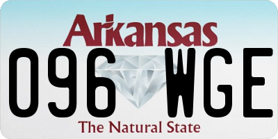 AR license plate 096WGE