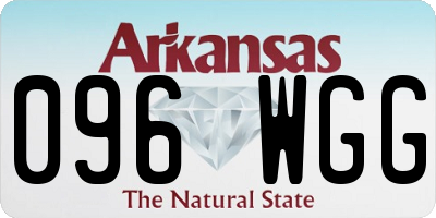 AR license plate 096WGG