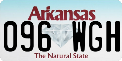 AR license plate 096WGH