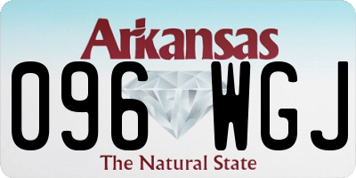 AR license plate 096WGJ