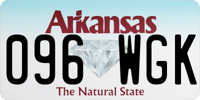 AR license plate 096WGK