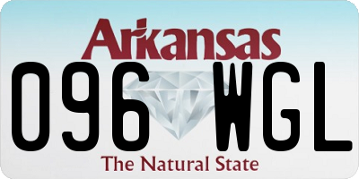 AR license plate 096WGL