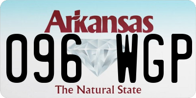 AR license plate 096WGP