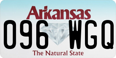 AR license plate 096WGQ