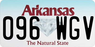AR license plate 096WGV
