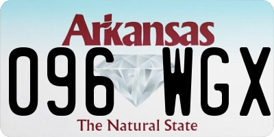 AR license plate 096WGX