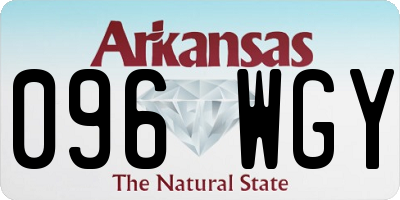 AR license plate 096WGY