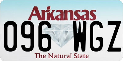 AR license plate 096WGZ