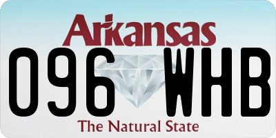 AR license plate 096WHB