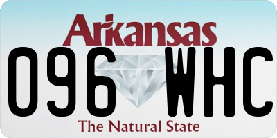 AR license plate 096WHC