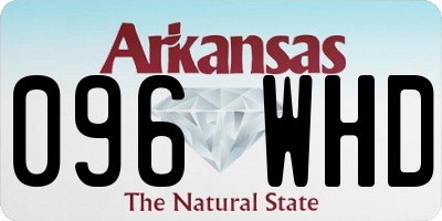 AR license plate 096WHD