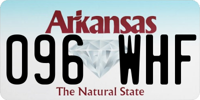 AR license plate 096WHF