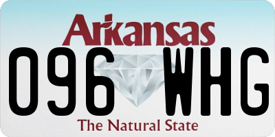AR license plate 096WHG