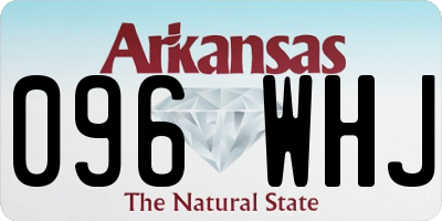 AR license plate 096WHJ