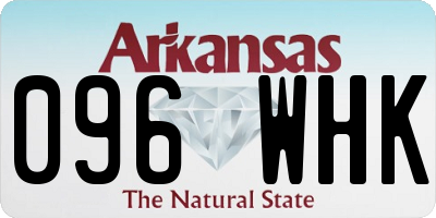 AR license plate 096WHK