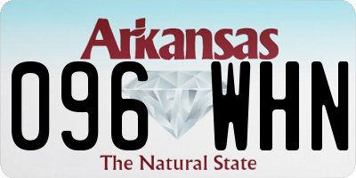 AR license plate 096WHN