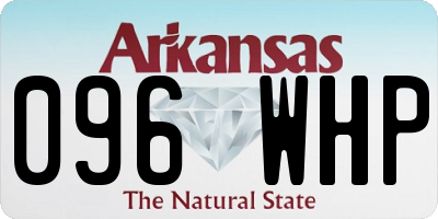 AR license plate 096WHP