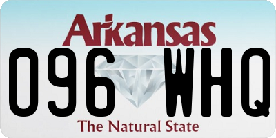 AR license plate 096WHQ
