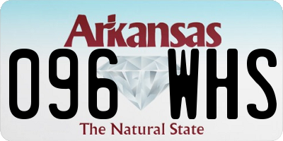 AR license plate 096WHS