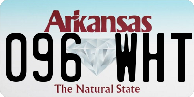 AR license plate 096WHT
