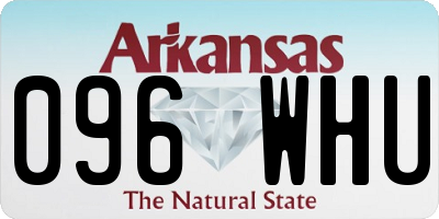 AR license plate 096WHU