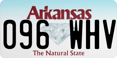 AR license plate 096WHV