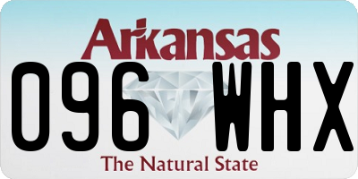 AR license plate 096WHX