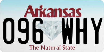 AR license plate 096WHY