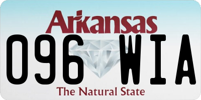 AR license plate 096WIA